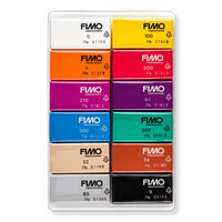 Fimo Professional set met 12 halve blokken Basic