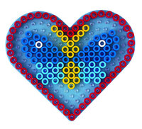 Hama Maxi Strijkkralen grondplaten Hart &amp; Ster