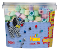 Hama Maxi Strijkkralen Set 600 delig - Pastel kleuren