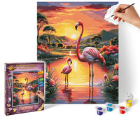 Flamingos - Schipper 24 x 30 cm