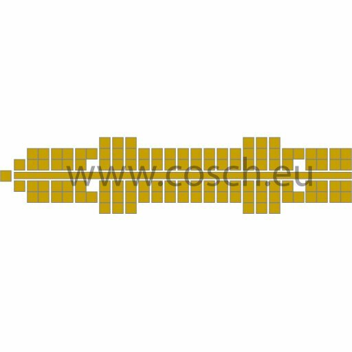 Stickit kleur 18 goud, 5 stuks