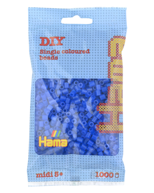 Hama strijkkralen 36 Blauw Neon