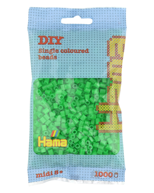 Hama strijkkralen 37 Groen Neon