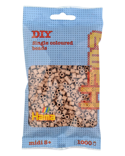 Hama strijkkralen 75  Cappuccino ( licht bruin )