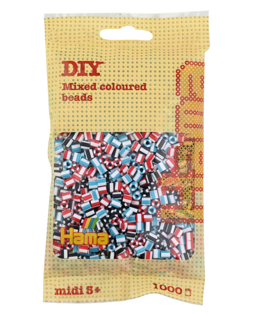 Hama strijkkralen 91 - 2 kleurig mix