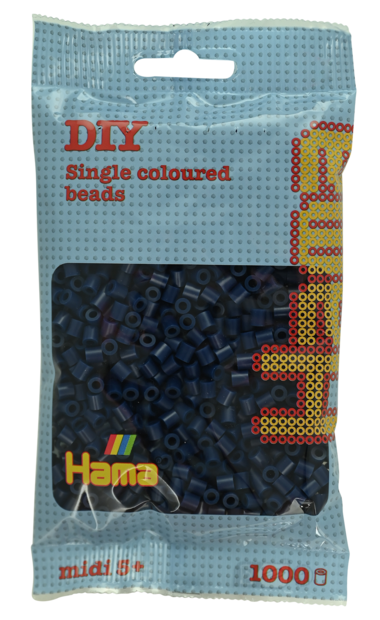 Hama strijkkralen 116 Middernacht Blauw