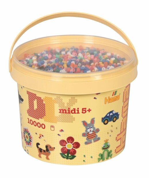 Hama Midi - Perles en bo&icirc;te - 10.000 perles - 00