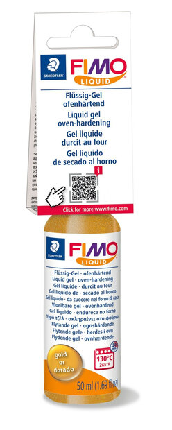 Fimo Deco Gel - Fimo Liquid - Goud - 50 ml
