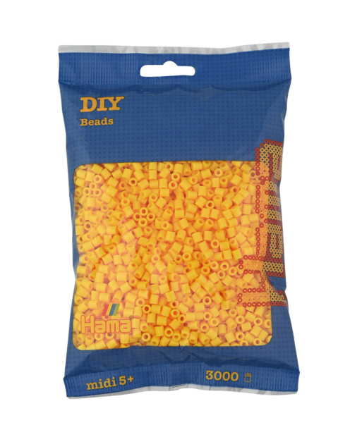 Hama strijkkralen 03 Geel  (3000 stuks)