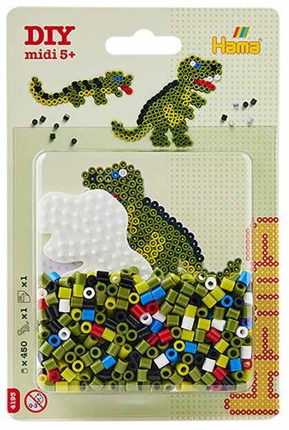 Hama Strijkkralen 4193 Dino blister 450 st.