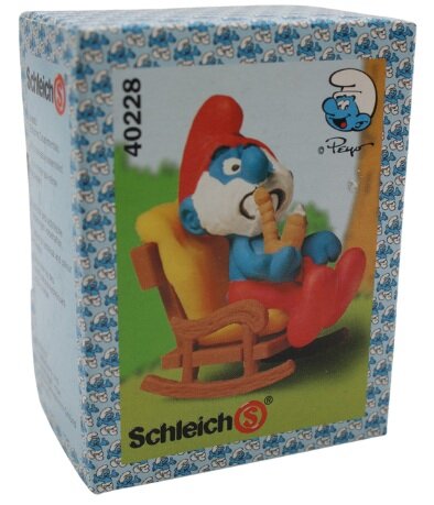 Schleich 40228 Grote Smurf in Schommelstoel