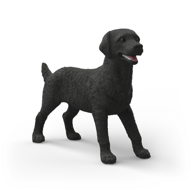 Schleich 14923 Zwarte Labrador Retriever teefje