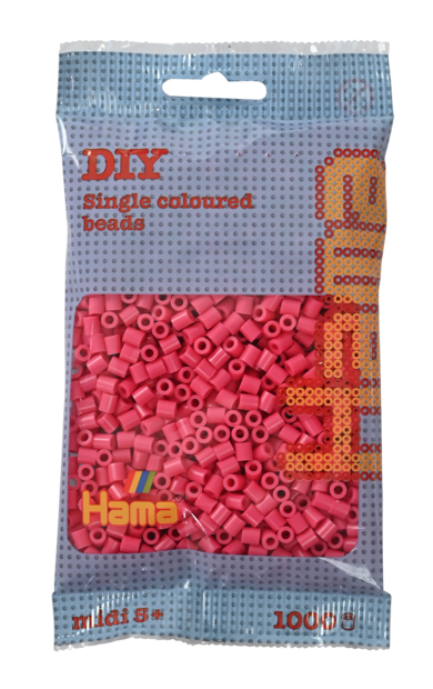 Hama strijkkralen 121 Fuchsia Roze