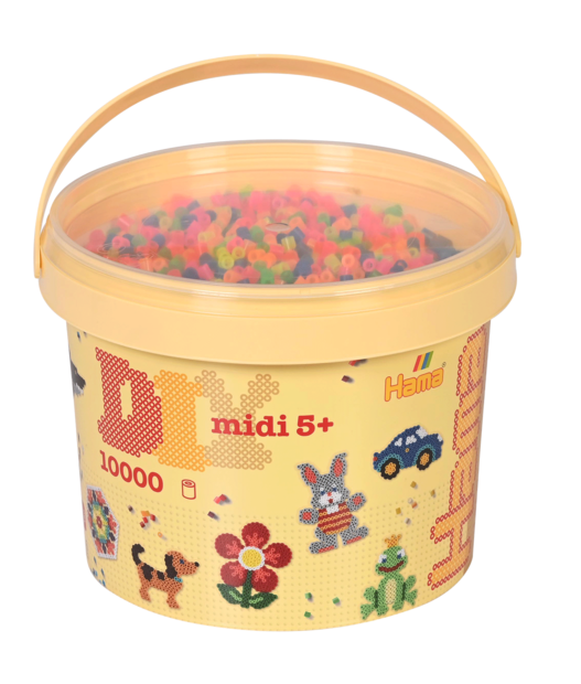 Hama Midi kralen in emmer neon - 10.000 st. - 51