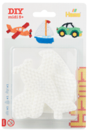 Hama grondplaten set 4576 - vliegtuig, zeilboot &amp; auto