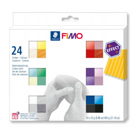 Fimo Effect set - colour pack 24 effect colours