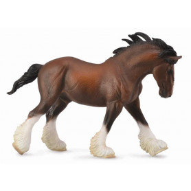 Collecta 88621 Clydesdale Hengst voskleurig