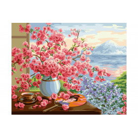 Sakura Bouquet - Schilderen op nummer - 40 x 50 cm