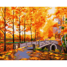 Autumn Park - Paint by Numbers - 40 x 50 cm