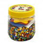 Hama beads 4.000 beads and pegboard tub yellow