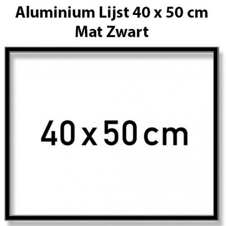 Silver Aluminium frame 40 x 50 cm