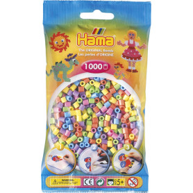 Hama Strijkkralen 50 Pastel kleuren Mix
