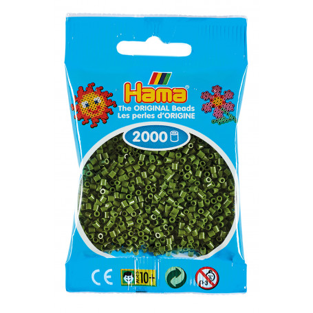 Hama mini beads color 84 Helle Olive