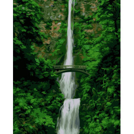 Waterfall - malen nach zahlen - 50 x 40 cm