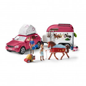 Schleich 42535 Horse Adventures with Car and Trailer