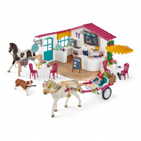 Schleich 72158 Carriage Ride to the Rider café (Limited edition)