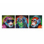 The three monkeys - Schipper Triptychon 40 x 120 cm