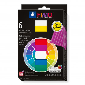 Fimo Professional True Colours 6 pack