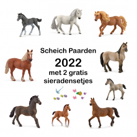 9 Nieuwe Schleich Paarden 2022 (Met 2 gratis sieradensetjes)