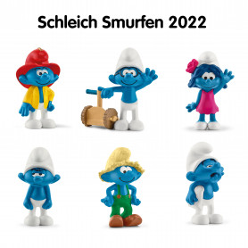 Schleich Schlumpfe 2022 (Set, 6 stück)
