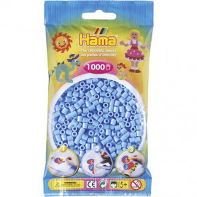 Hama strijkkralen 46 Blauw pastel