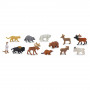 Safari 697004 Mini Noord Amerikaanse Wilde Dieren (12 stuks)