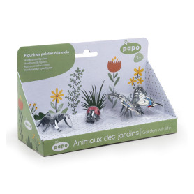 Papo 80008 Insecten box 1 - Mier, Lieveheersbeestje & Vlinder
