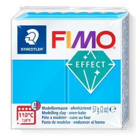 Fimo Effect nr. 374 transparant blauw