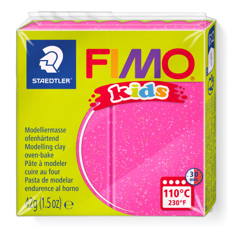Fimo Kids nr. 262 glitter pink