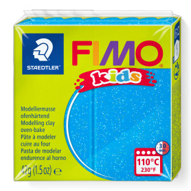 Fimo Kids nr. 312 glitter blauw
