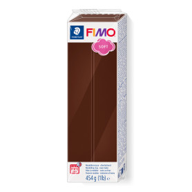 Fimo soft nr 75 Chocolade 454 gr.