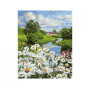 Meadow with daisies - Schipper 24 x 30 cm