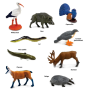 Safari 102488 Mini European Animals Toob (9 pieces)