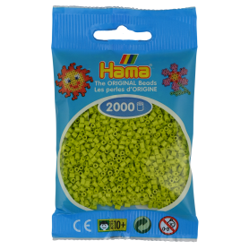 Hama mini beads color 104 Lime