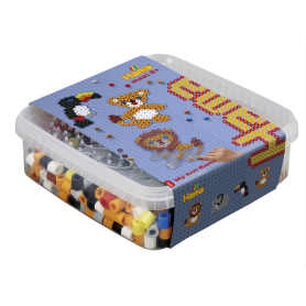 Hama Maxi - Box mit Perlen und Stiftplatte - Wilde Tiere