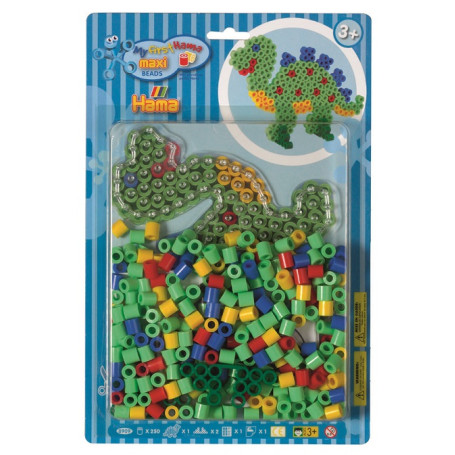 Hama Maxi Perlen Blister-Packung - Dinosaurier