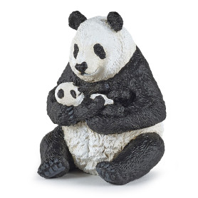 Papo 50196 Panda zittend met baby