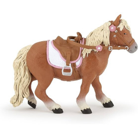 Papo 51559 Shetland Pony mit Sattel