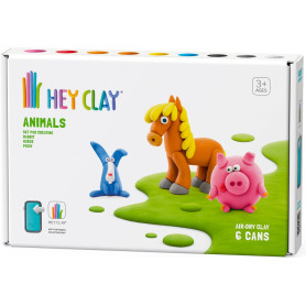 Hey Clay – Tiere – Schweinchen, Pferd & Kaninchen