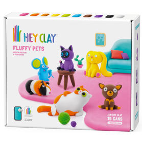 Hey Clay - Fluffy Pets - 15 potjes